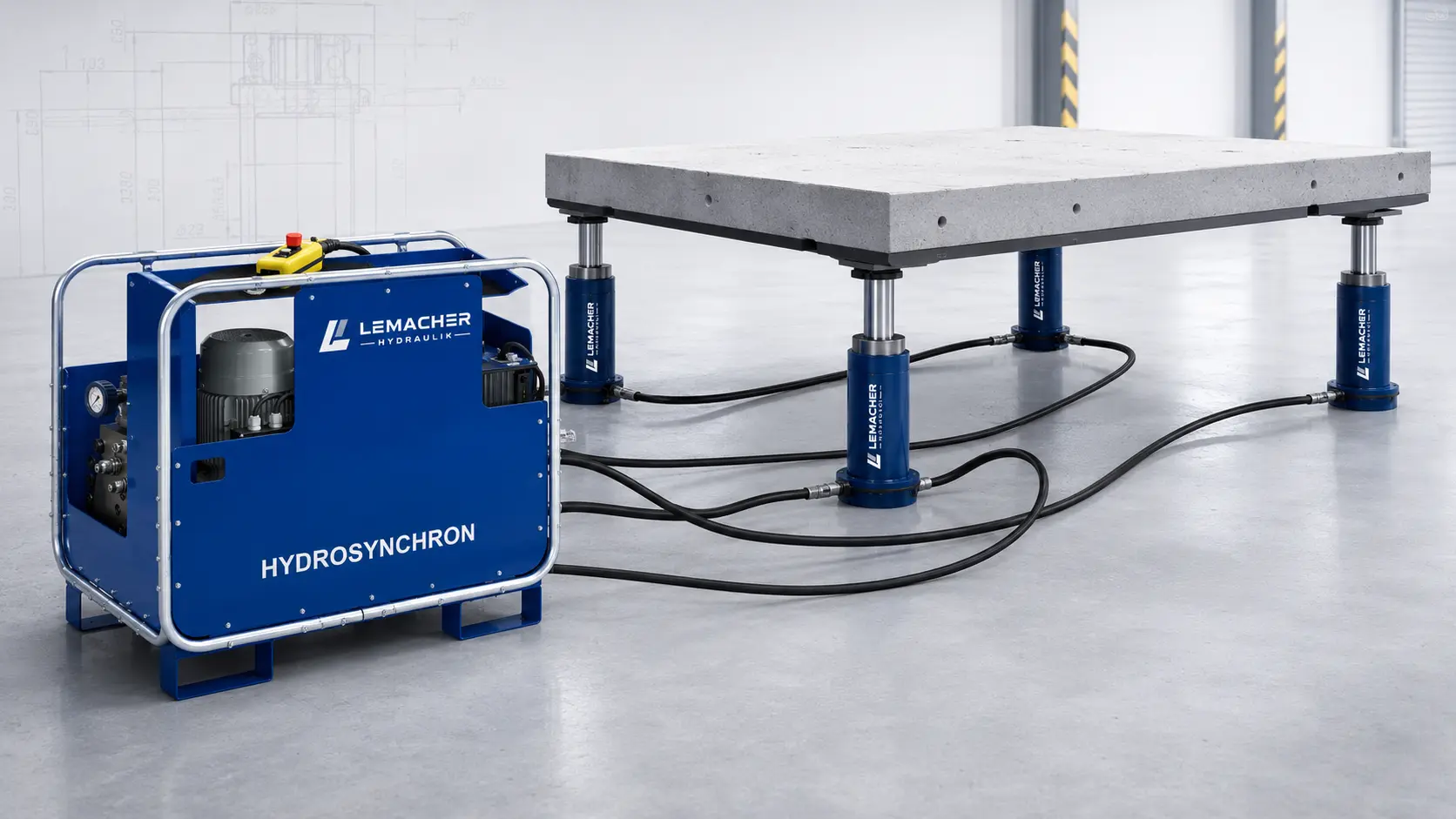 HYDROSYNCHRON® HSS – Engineering-Visualisierung